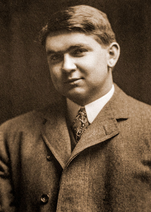 old sepia portrait of man in jacket